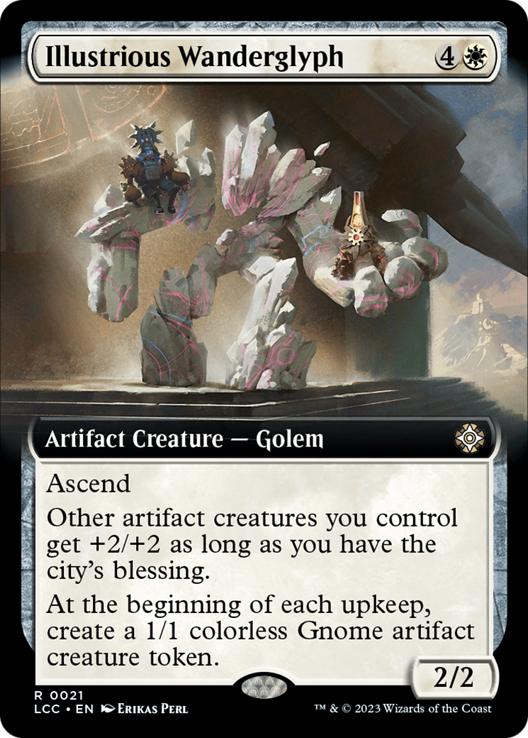 Magic: The Gathering - Illustrious Wanderglyph Foil - The Lost Caverns of Ixalan Commander