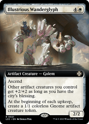 Magic: The Gathering - Illustrious Wanderglyph Foil - The Lost Caverns of Ixalan Commander