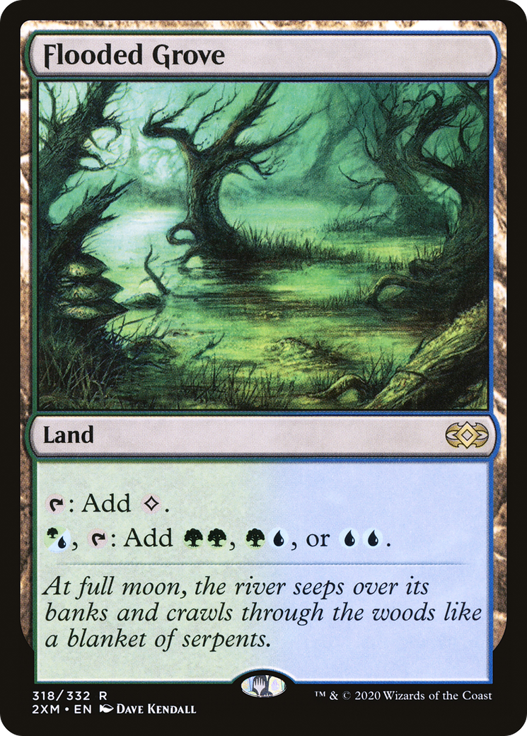 Magic: The Gathering - Flooded Grove Foil - Double Masters