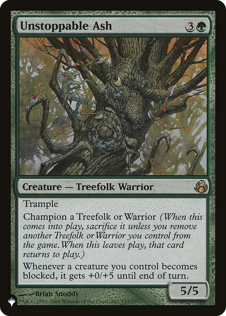 Magic: The Gathering - Unstoppable Ash - The List