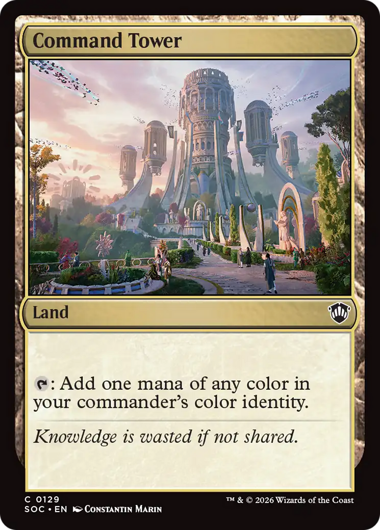Magic: The Gathering - Command Tower - Secrets of Strixhaven Commander