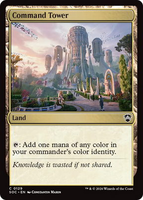 Magic: The Gathering - Command Tower - Secrets of Strixhaven Commander