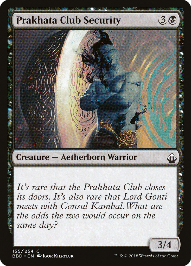 Magic: The Gathering - Prakhata Club Security Foil - Battlebond