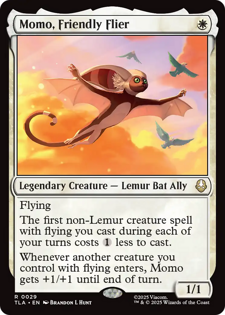 Magic: The Gathering - Momo, Friendly Flier - Avatar: The Last Airbender