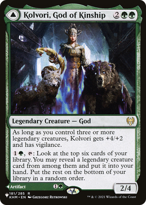 Magic: The Gathering - Kolvori, God of Kinship // The Ringhart Crest - The List