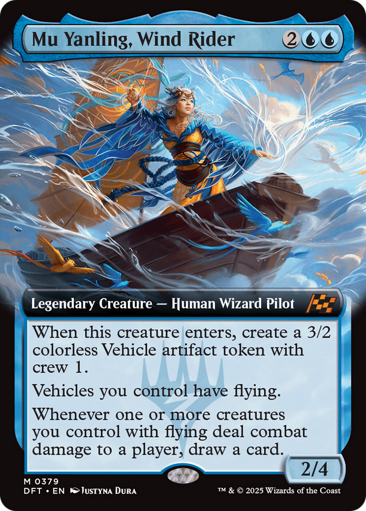 Magic: The Gathering - Mu Yanling, Wind Rider Foil - Aetherdrift