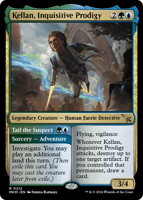 Magic: The Gathering - Kellan, Inquisitive Prodigy // Tail the Suspect - Murders at Karlov Manor