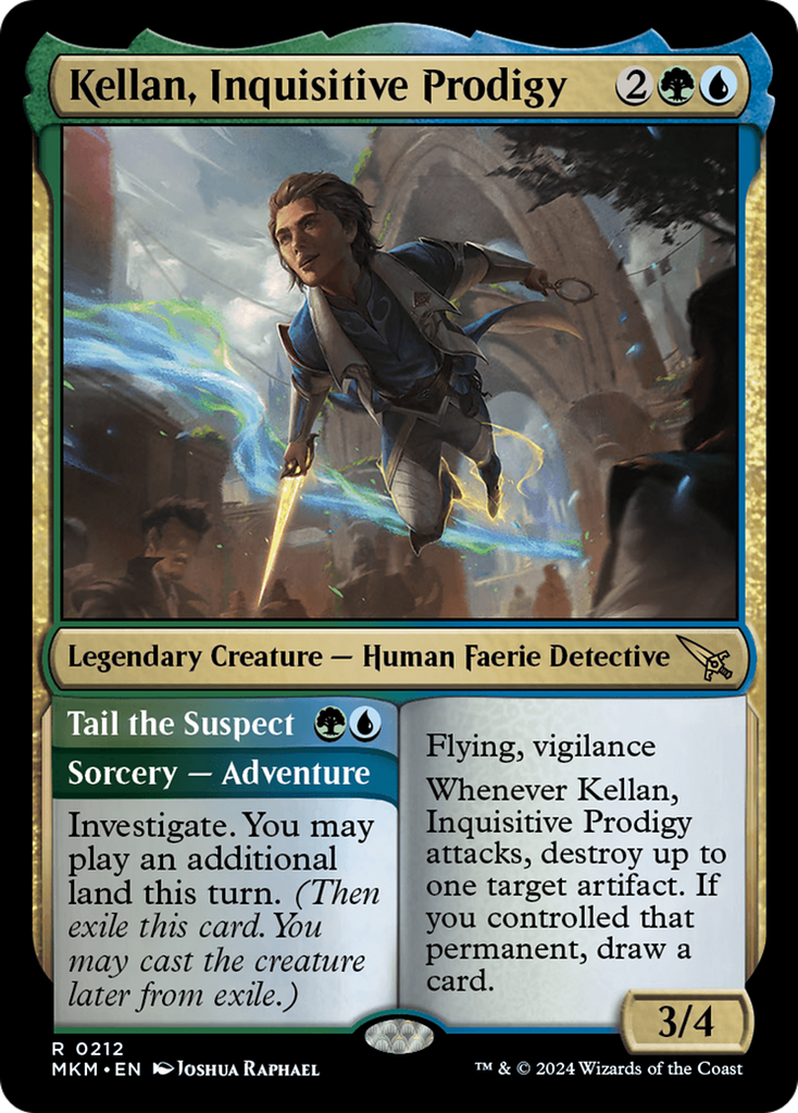 Magic: The Gathering - Kellan, Inquisitive Prodigy // Tail the Suspect - Murders at Karlov Manor