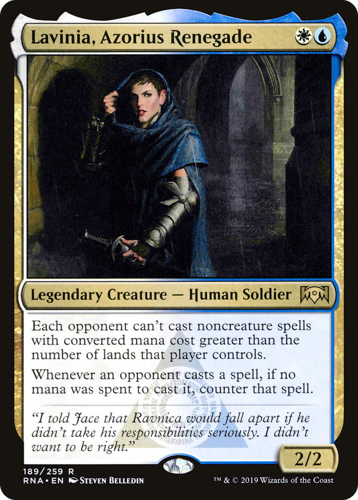 Magic: The Gathering - Lavinia, Azorius Renegade Foil - Ravnica Allegiance