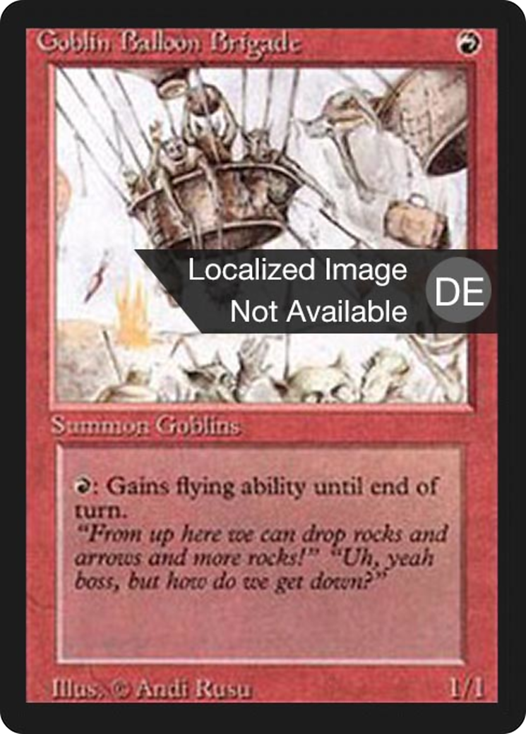 Magic: The Gathering - Ballonbrigade der Goblins - Foreign Black Border