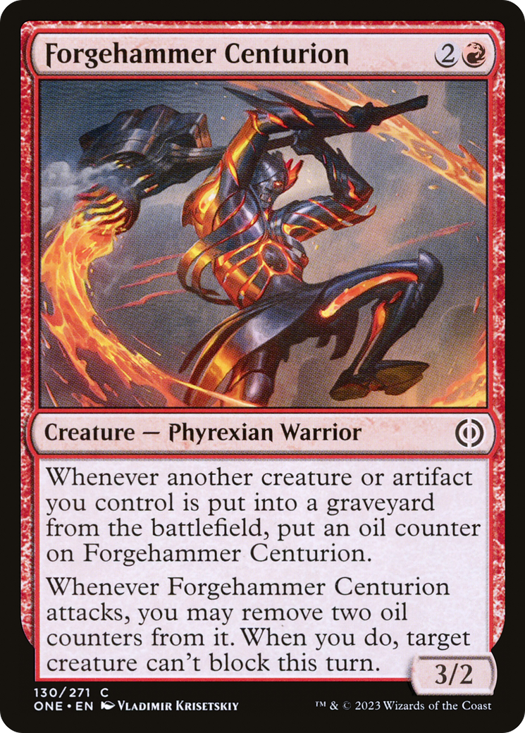 Magic: The Gathering - Forgehammer Centurion - Phyrexia: All Will Be One