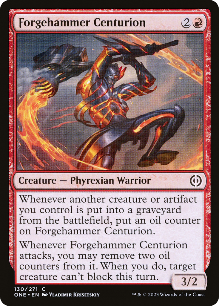 Magic: The Gathering - Forgehammer Centurion - Phyrexia: All Will Be One