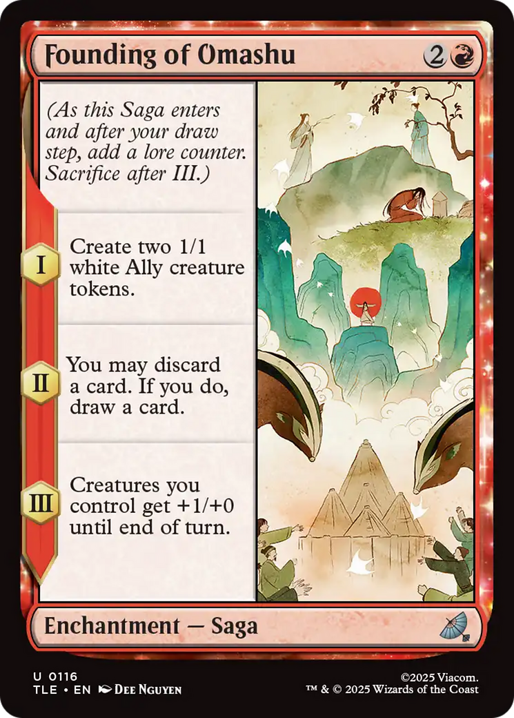 Magic: The Gathering - Founding of Omashu Foil - Avatar: The Last Airbender Eternal
