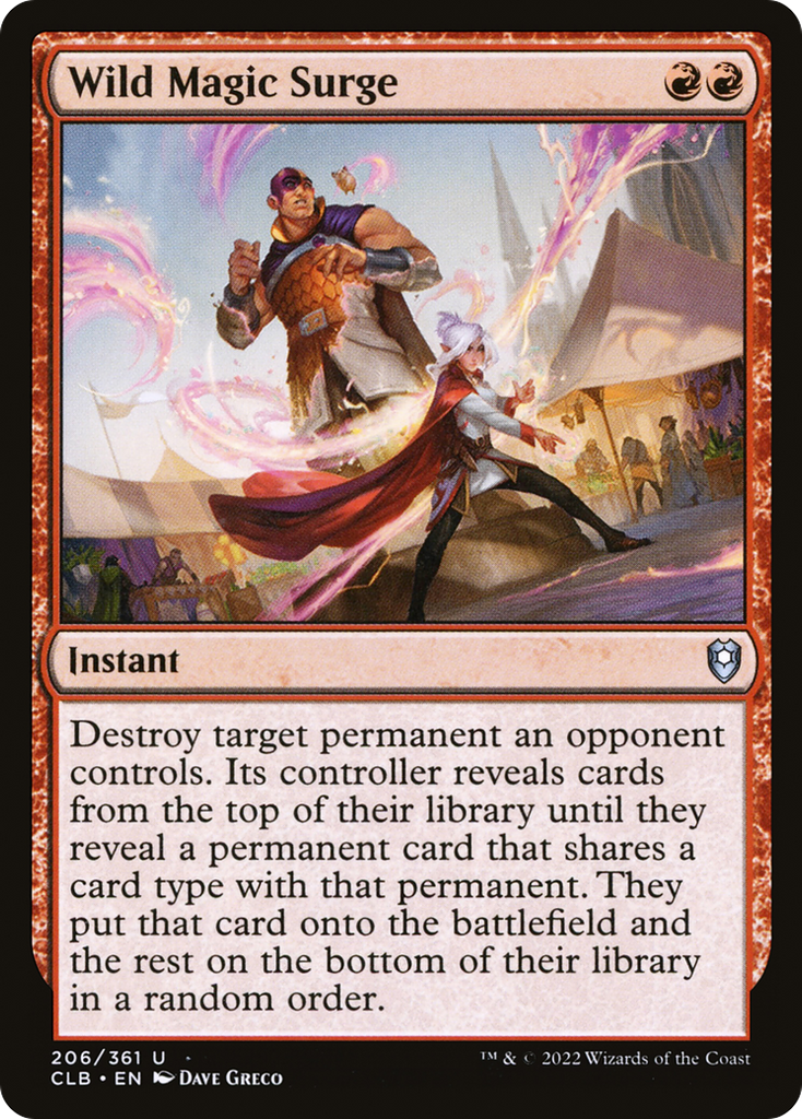 Magic: The Gathering - Wild Magic Surge - Commander Legends: Battle for Baldur's Gate