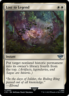 Magic: The Gathering - Lost to Legend - The Lord of the Rings: Tales of Middle-earth