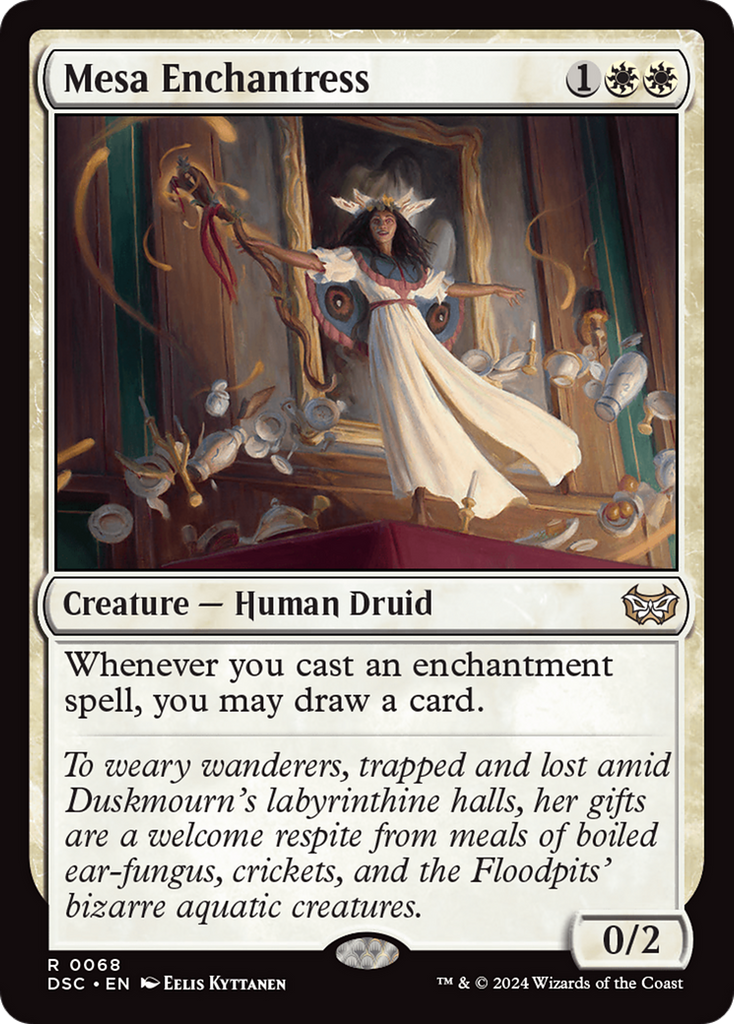 Magic: The Gathering - Mesa Enchantress - Duskmourn: House of Horror Commander