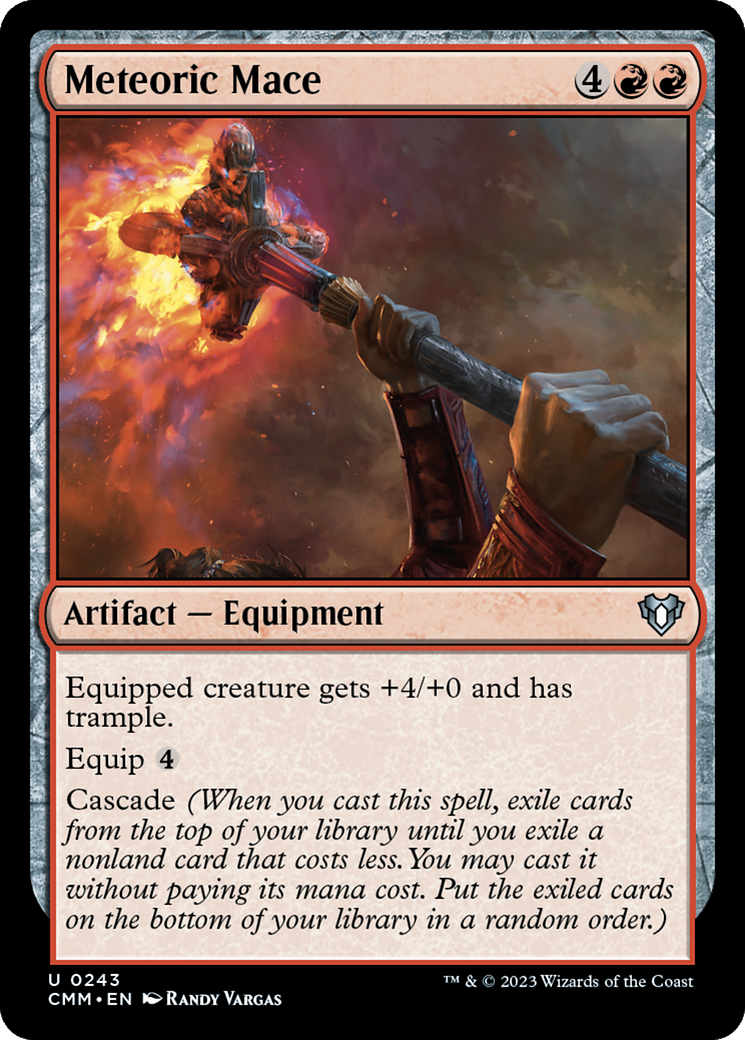 Magic: The Gathering - Meteoric Mace - Commander Masters