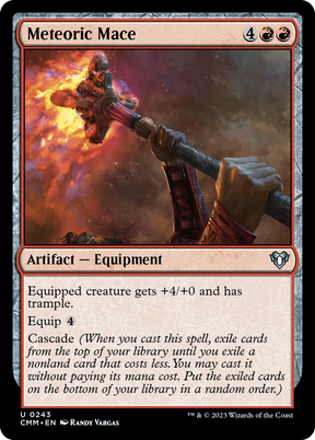 Magic: The Gathering - Meteoric Mace - Commander Masters