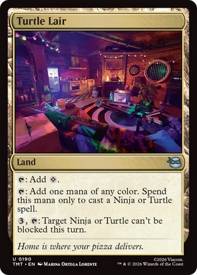 Magic: The Gathering - Turtle Lair Foil - Teenage Mutant Ninja Turtles