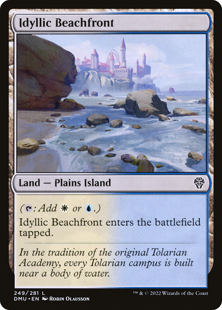 Magic: The Gathering - Idyllic Beachfront Foil - Dominaria United