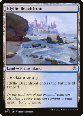 Magic: The Gathering - Idyllic Beachfront Foil - Dominaria United
