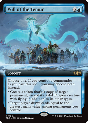 Magic: The Gathering - Will of the Temur - Tarkir: Dragonstorm Commander