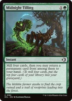 Magic: The Gathering - Midnight Tilling Foil - Lorwyn Eclipsed