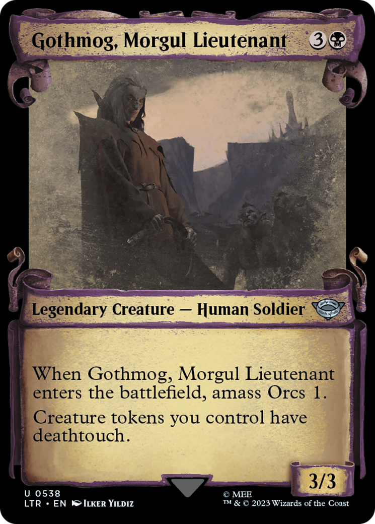 Magic: The Gathering - Gothmog, Morgul Lieutenant Foil - The Lord of the Rings: Tales of Middle-earth