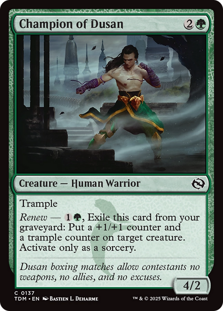 Magic: The Gathering - Champion of Dusan Foil - Tarkir: Dragonstorm