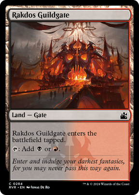 Magic: The Gathering - Rakdos Guildgate Foil - Ravnica Remastered