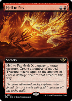 Magic: The Gathering - Hell to Pay Foil - Outlaws of Thunder Junction