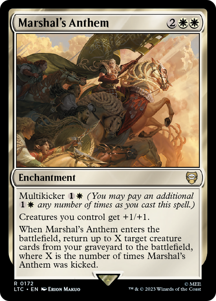 Magic: The Gathering - Marshal's Anthem - Tales of Middle-earth Commander