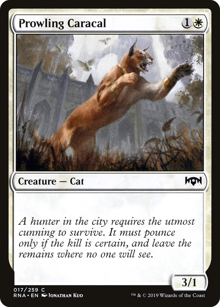 Magic: The Gathering - Prowling Caracal Foil - Ravnica Allegiance