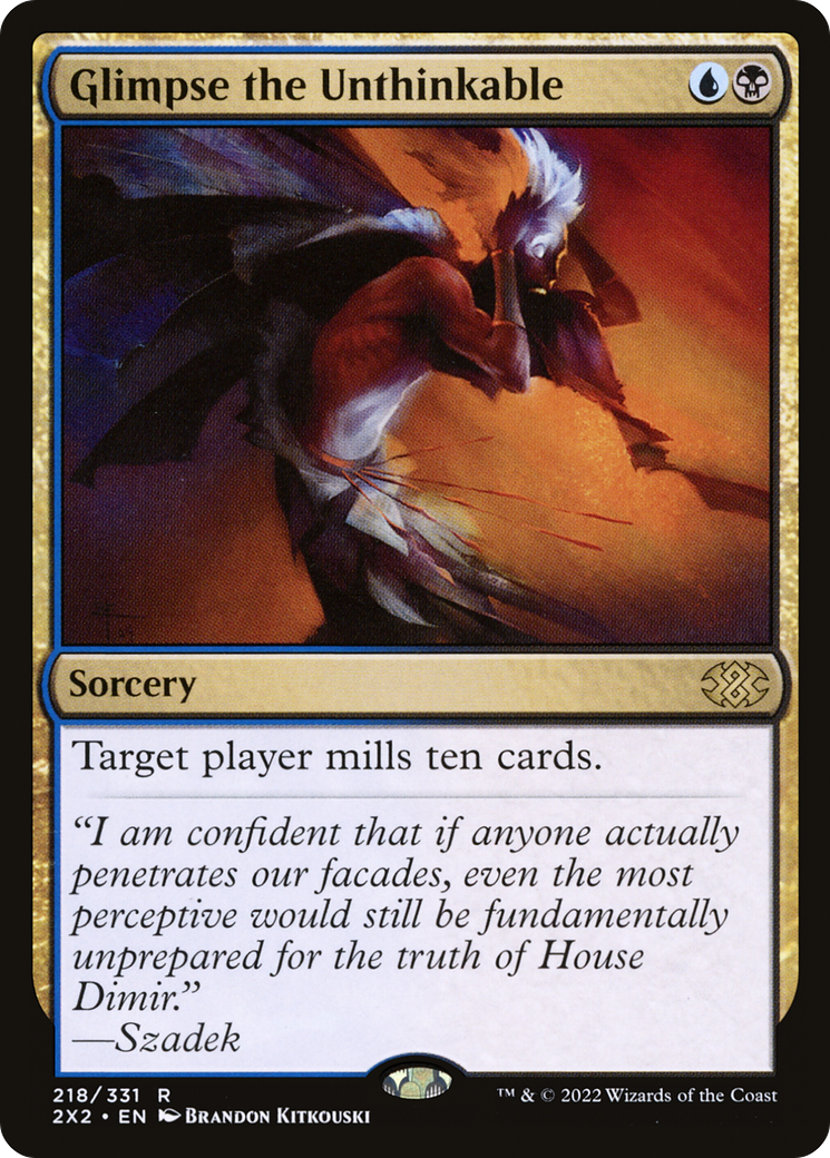 Magic: The Gathering - Glimpse the Unthinkable Foil - Double Masters 2022
