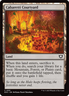 Magic: The Gathering - Cabaretti Courtyard - Edge of Eternities Commander