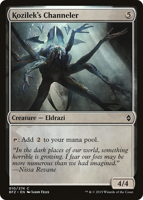 Magic: The Gathering - Kozilek's Channeler Foil - Battle for Zendikar