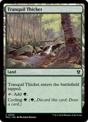 Magic: The Gathering - Tranquil Thicket - Murders at Karlov Manor Commander