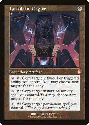 Magic: The Gathering - Lithoform Engine - The Brothers' War Commander