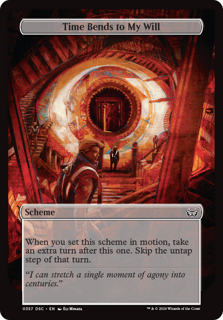 Magic: The Gathering - Time Bends to My Will - Duskmourn: House of Horror Commander