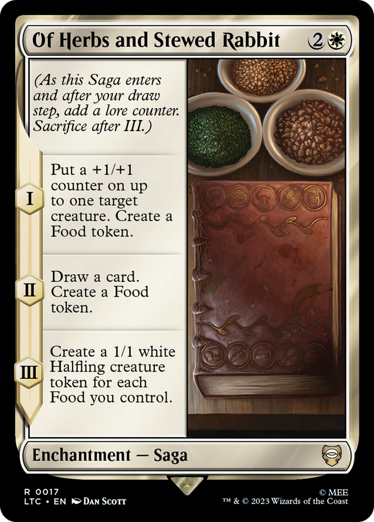 Magic: The Gathering - Of Herbs and Stewed Rabbit - Tales of Middle-earth Commander