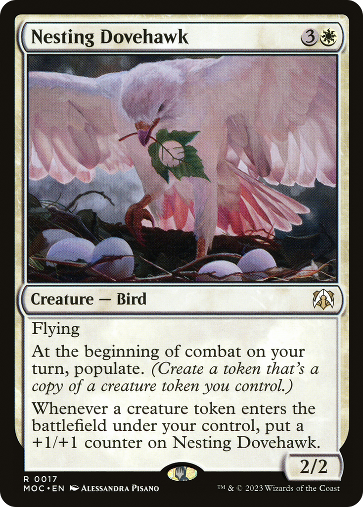 Magic: The Gathering - Nesting Dovehawk - March of the Machine Commander