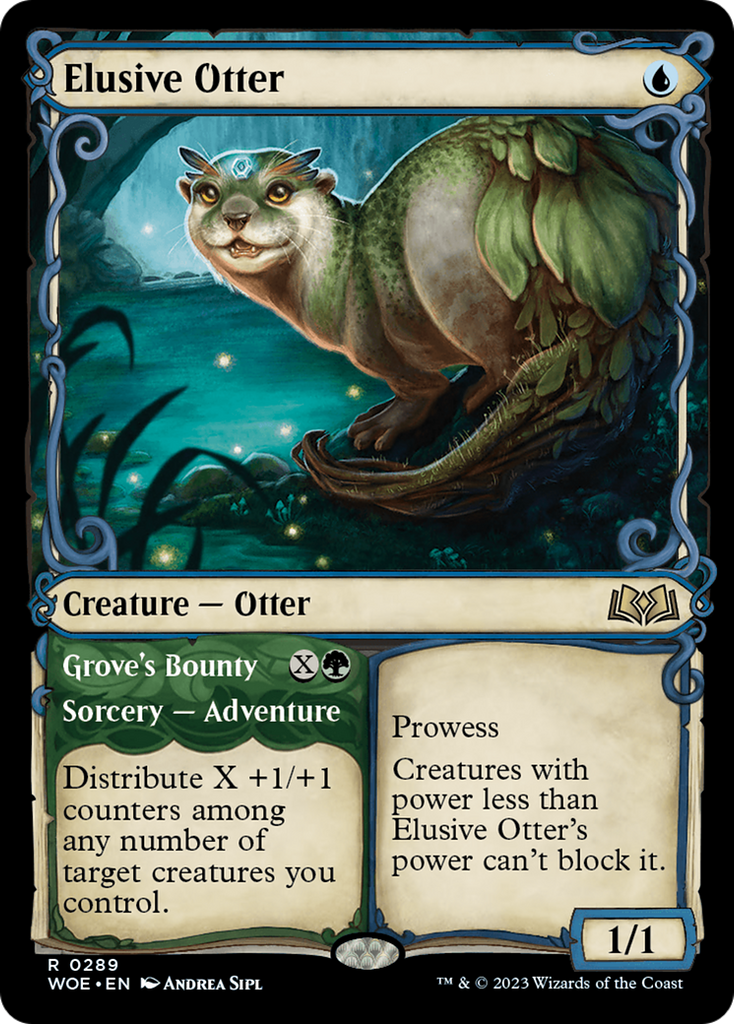 Magic: The Gathering - Elusive Otter // Grove's Bounty - Wilds of Eldraine