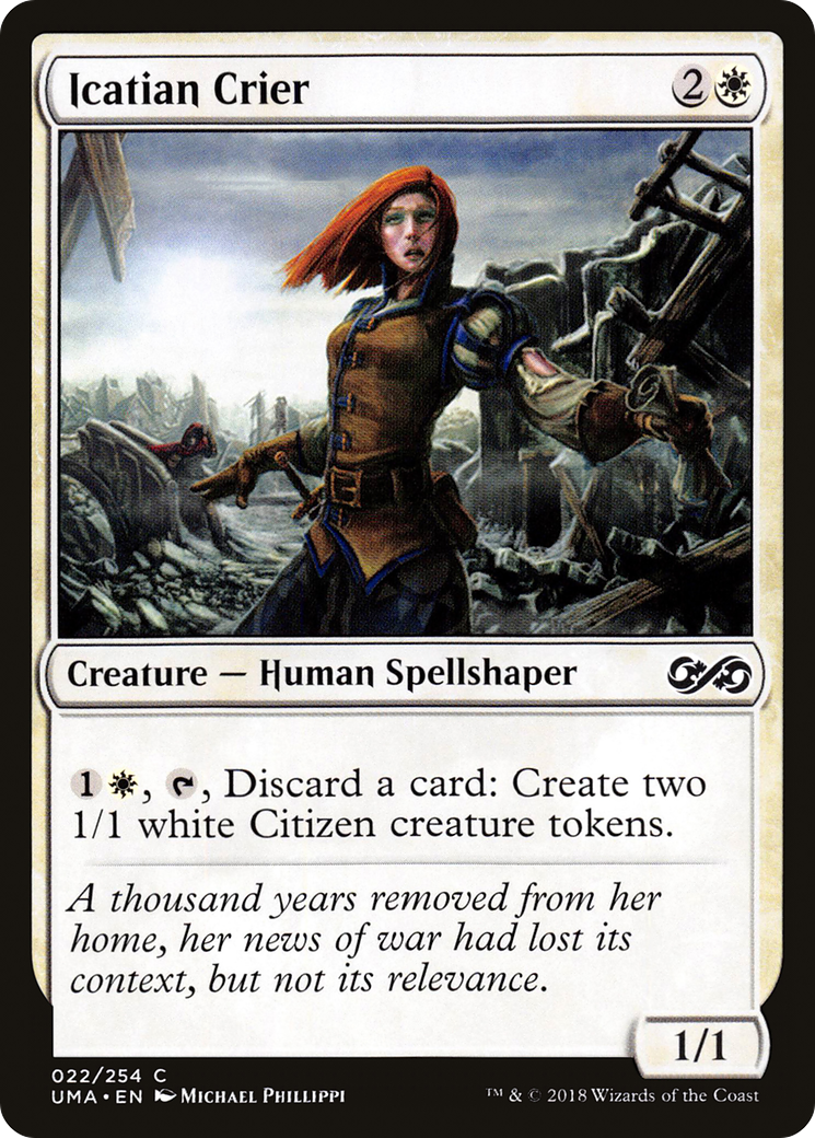 Magic: The Gathering - Icatian Crier Foil - Ultimate Masters
