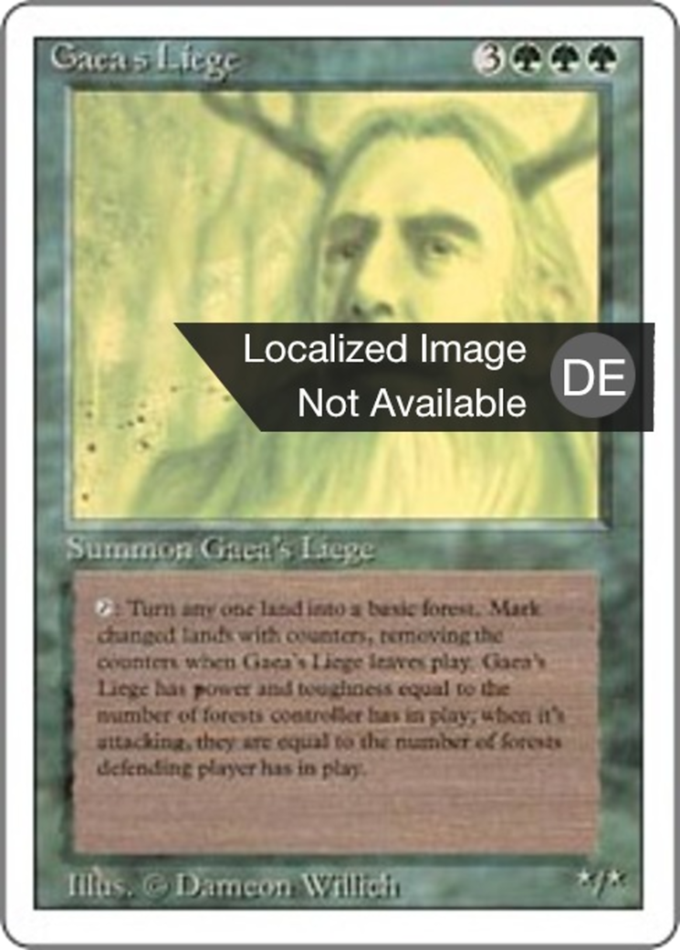 Magic: The Gathering - Gaeas Vasall - Revised Edition