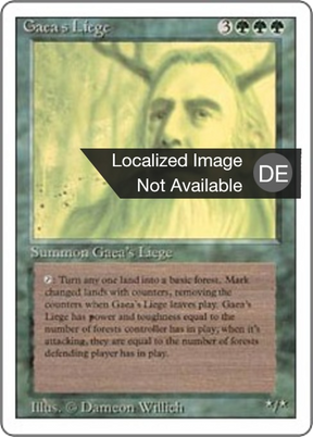 Magic: The Gathering - Gaeas Vasall - Revised Edition