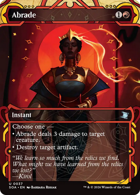 Magic: The Gathering - Abrade - Secrets of Strixhaven Mystical Archive