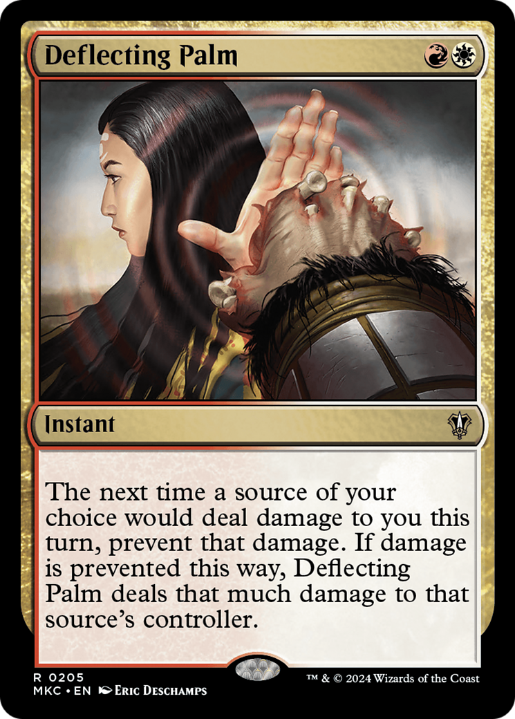 Magic: The Gathering - Deflecting Palm - Murders at Karlov Manor Commander