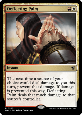 Magic: The Gathering - Deflecting Palm - Murders at Karlov Manor Commander