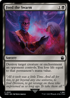 Magic: The Gathering - Feed the Swarm - Doctor Who