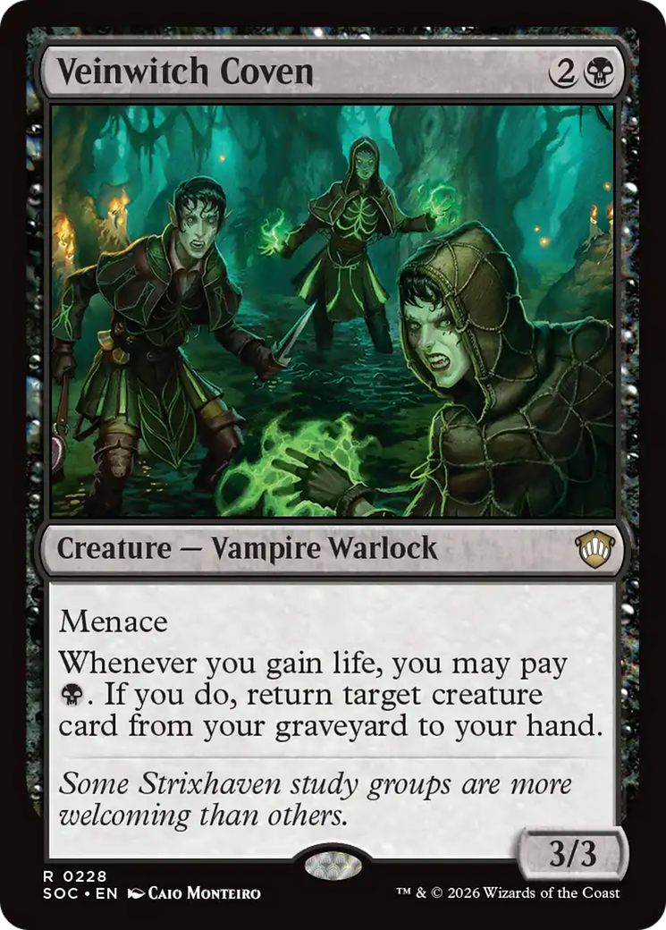 Magic: The Gathering - Veinwitch Coven - Secrets of Strixhaven Commander